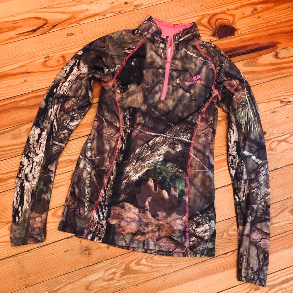 Missy Oak Quater Zip Pullover Size Small